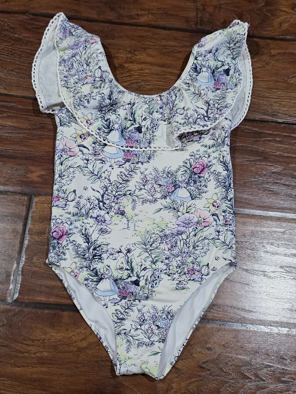 Janie and Jack X Disney Alice In Wonderland One-Piece Swimsuit